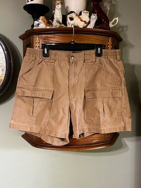 Vintage 90s Cabela’s Brown Outdoors Pocket Shorts Size 38